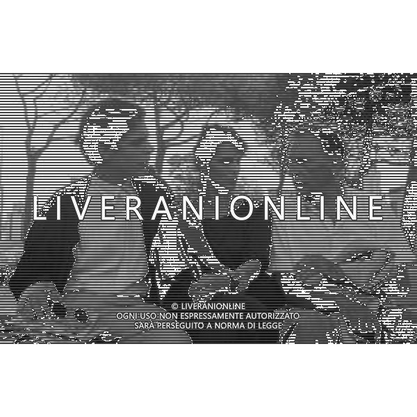 JEAN-LUIS TRINTIGNANT ATTORE CON LAURA MORANTE E JACOB BERGER - RETROSPETTIVA NELLA FOTO ALLA 44ma MOSTRA INTERNAZIONALE D\'ARTE CINEMATOGRAFICA DI VENEZIA NEL 1987 ©ARCHIVIO AGENZIA ALDO LIVERANI SAS