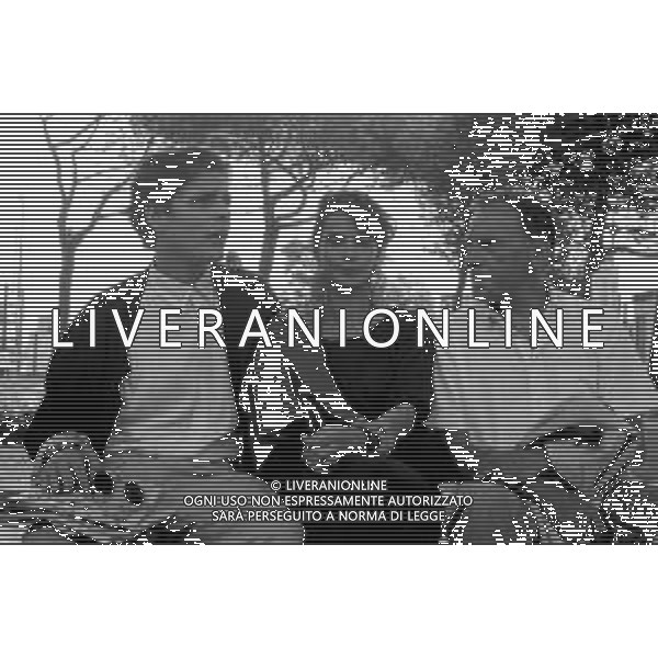 JEAN-LUIS TRINTIGNANT ATTORE CON LAURA MORANTE E JACOB BERGER - RETROSPETTIVA NELLA FOTO ALLA 44ma MOSTRA INTERNAZIONALE D\'ARTE CINEMATOGRAFICA DI VENEZIA NEL 1987 ©ARCHIVIO AGENZIA ALDO LIVERANI SAS