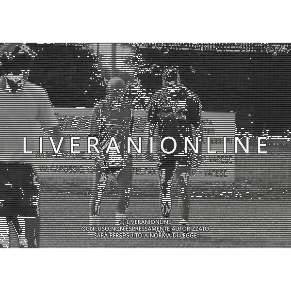 1994 ALLENAMENTO ESTIVO PRE CAMPIONATO VENEZIA CALCIO NELLA FOTO PIETRO MAROSO E CHRISTIAN VIERI AG ALDO LIVERANI SAS