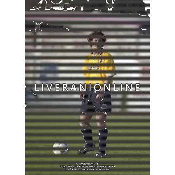 28-12-1997 ALZANO LOMBARDO CAMPIONATO DI CALCIO SERIE C1 ALZANO VIRESCIT-MODENA 1-1 NELLA FOTO GIUSEPPE BRESCIA AG ALDO LIVERANI SAS