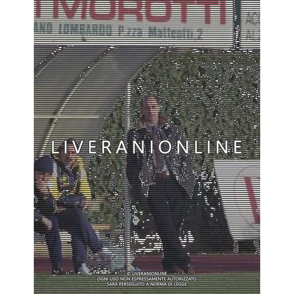 28-12-1997 ALZANO LOMBARDO CAMPIONATO DI CALCIO SERIE C1 ALZANO VIRESCIT-MODENA 1-1 NELLA FOTO ALESSANDRO SCANZIANI ALLENATORE MODENA VALCIO AG ALDO LIVERANI SAS