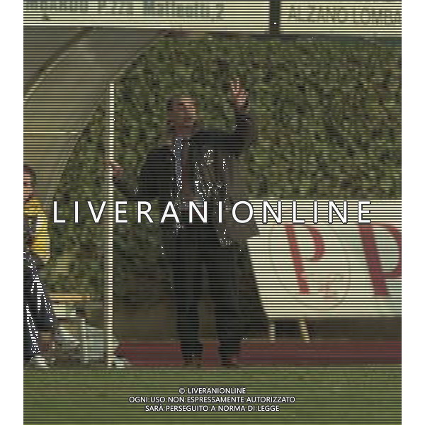 28-12-1997 ALZANO LOMBARDO CAMPIONATO DI CALCIO SERIE C1 ALZANO VIRESCIT-MODENA 1-1 NELLA FOTO ALESSANDRO SCANZIANI ALLENATORE MODENA VALCIO AG ALDO LIVERANI SAS
