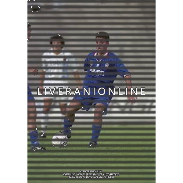 14-09-1997 COMO CAMPIONATO DI CALCIO SERIE C1 COMO-LUMEZZANE 1-1 NELLA FOTO FIRMINO ELIA AG ALDO LIVERANI SAS