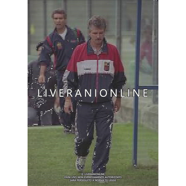 14-09-1997 COMO CAMPIONATO DI CALCIO SERIE C1 COMO-LUMEZZANE 1-1 NELLA FOTO ELIO GUSTINETTI ALLENATORE LUMEZZANE CALCIO AG ALDO LIVERANI SAS