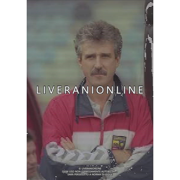 14-09-1997 COMO CAMPIONATO DI CALCIO SERIE C1 COMO-LUMEZZANE 1-1 NELLA FOTO ELIO GUSTINETTI ALLENATORE LUMEZZANE CALCIO AG ALDO LIVERANI SAS