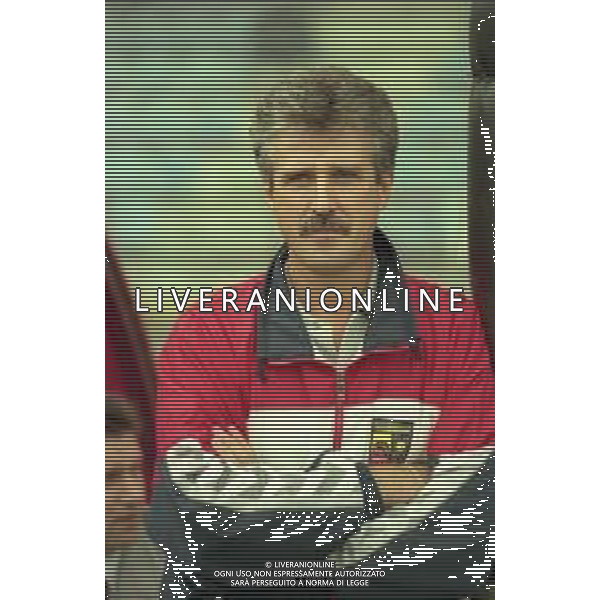 14-09-1997 COMO CAMPIONATO DI CALCIO SERIE C1 COMO-LUMEZZANE 1-1 NELLA FOTO ELIO GUSTINETTI ALLENATORE LUMEZZANE CALCIO AG ALDO LIVERANI SAS