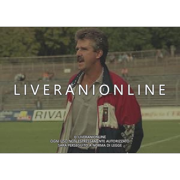 14-09-1997 COMO CAMPIONATO DI CALCIO SERIE C1 COMO-LUMEZZANE 1-1 NELLA FOTO ELIO GUSTINETTI ALLENATORE LUMEZZANE CALCIO AG ALDO LIVERANI SAS