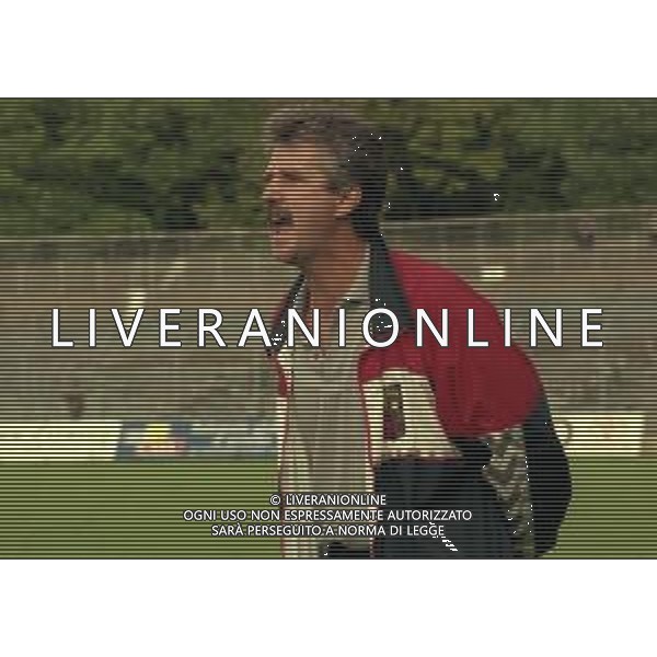 14-09-1997 COMO CAMPIONATO DI CALCIO SERIE C1 COMO-LUMEZZANE 1-1 NELLA FOTO ELIO GUSTINETTI ALLENATORE LUMEZZANE CALCIO AG ALDO LIVERANI SAS