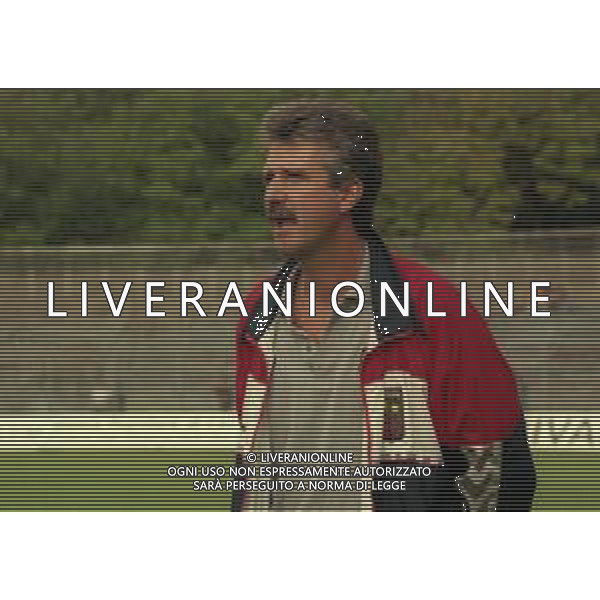 14-09-1997 COMO CAMPIONATO DI CALCIO SERIE C1 COMO-LUMEZZANE 1-1 NELLA FOTO ELIO GUSTINETTI ALLENATORE LUMEZZANE CALCIO AG ALDO LIVERANI SAS
