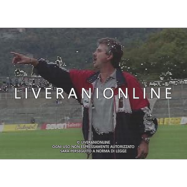 14-09-1997 COMO CAMPIONATO DI CALCIO SERIE C1 COMO-LUMEZZANE 1-1 NELLA FOTO ELIO GUSTINETTI ALLENATORE LUMEZZANE CALCIO AG ALDO LIVERANI SAS