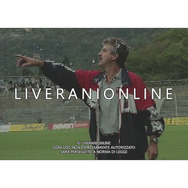 14-09-1997 COMO CAMPIONATO DI CALCIO SERIE C1 COMO-LUMEZZANE 1-1 NELLA FOTO ELIO GUSTINETTI ALLENATORE LUMEZZANE CALCIO AG ALDO LIVERANI SAS