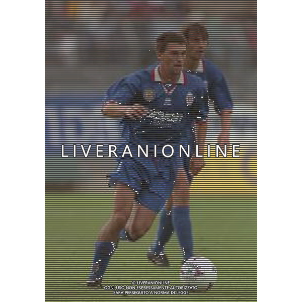 14-09-1997 COMO CAMPIONATO DI CALCIO SERIE C1 COMO-LUMEZZANE 1-1 NELLA FOTO OMAR MILANETTO AG ALDO LIVERANI SAS