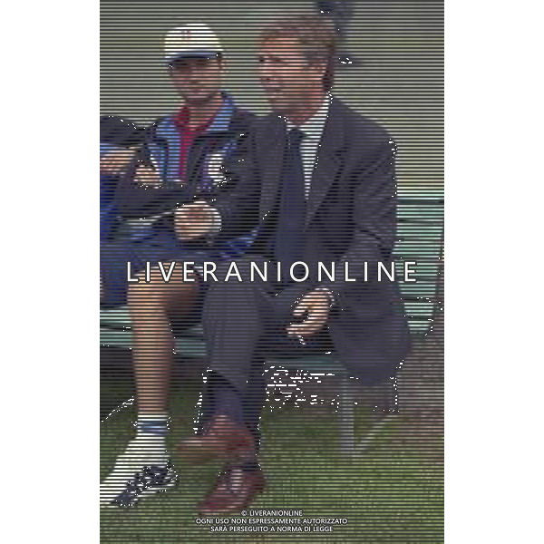 14-09-1997 COMO CAMPIONATO DI CALCIO SERIE C1 COMO-LUMEZZANE 1-1 NELLA FOTO ENRICO PREZIOSI PRESIDENTE COMO CALCIO AG ALDO LIVERANI SAS