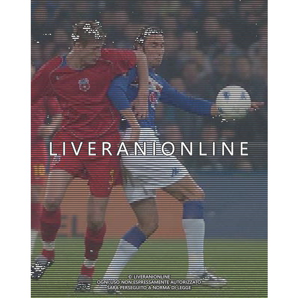 GENOVA 03/10/05 COPPA UEFA 2005 SAMPDORIA-STEAUA BUCAREST NELLA FOTO BONAZZOLI EMILIANO PH GIGI ARCAINI/AG.ALDO LIVERANI