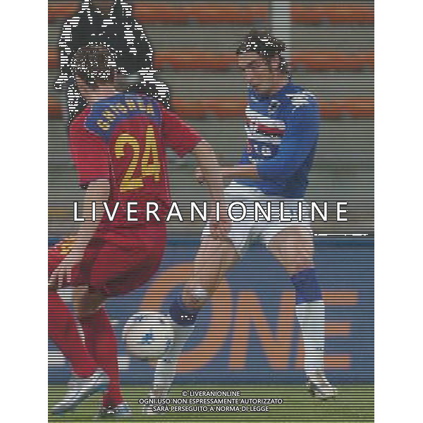 GENOVA 03/10/05 COPPA UEFA 2005 SAMPDORIA-STEAUA BUCAREST NELLA FOTO BONAZZOLI EMILIANO PH GIGI ARCAINI/AG.ALDO LIVERANI