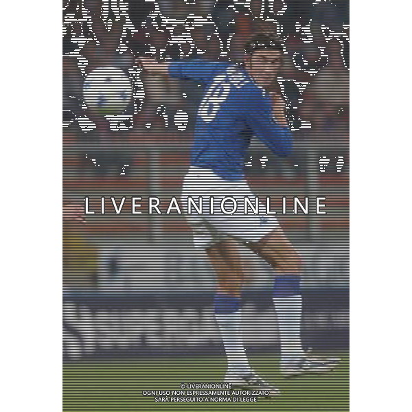 GENOVA 03/10/05 COPPA UEFA 2005 SAMPDORIA-STEAUA BUCAREST NELLA FOTO BONAZZOLI EMILIANO PH GIGI ARCAINI/AG.ALDO LIVERANI