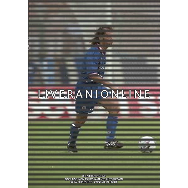 14-09-1997 COMO CAMPIONATO DI CALCIO SERIE C1 COMO-LUMEZZANE 1-1 NELLA FOTO STEFANO DE AGOSTINI AG ALDO LIVERANI SAS