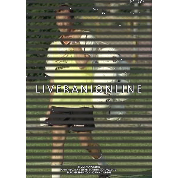1999 ALLENAMENTO VENEZIA CALCIO NELLA FOTO MARCO DOMENICHINI ALLENATORE SECONDA VENEZIA AG ALDO LIVERANI SAS