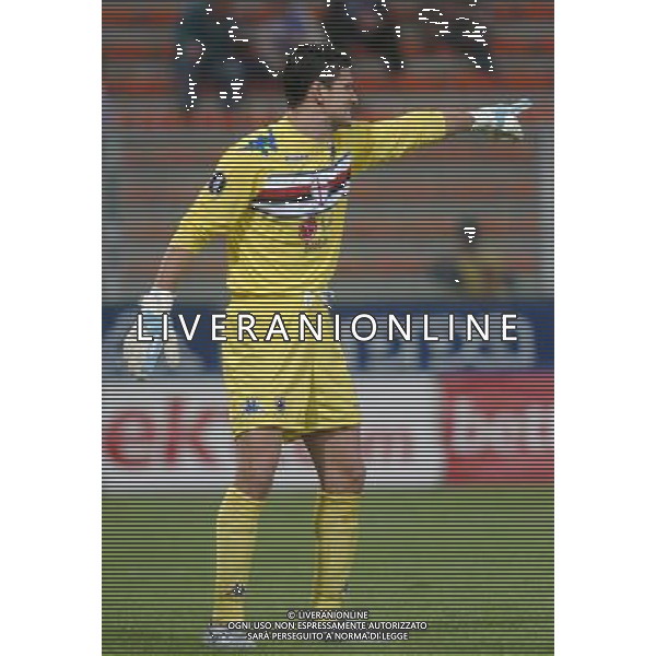 GENOVA 03/10/05 COPPA UEFA 2005 SAMPDORIA-STEAUA BUCAREST NELLA FOTO CASTELLAZZI LUCA PH GIGI ARCAINI/AG.ALDO LIVERANI