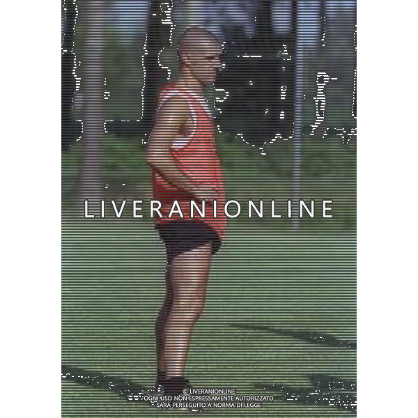 1999 ALLENAMENTO VENEZIA CALCIO NELLA FOTO FILIPPO MANIERO AG ALDO LIVERANI SAS