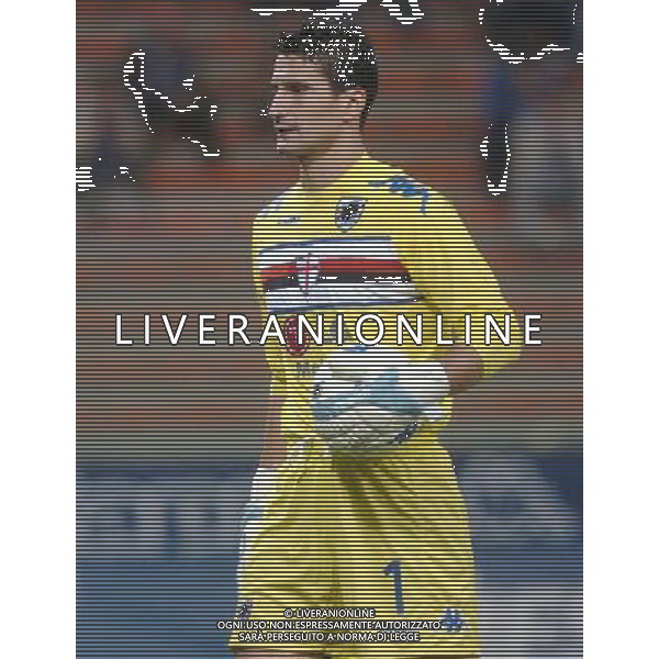 GENOVA 03/10/05 COPPA UEFA 2005 SAMPDORIA-STEAUA BUCAREST NELLA FOTO CASTELLAZZI LUCA PH GIGI ARCAINI/AG.ALDO LIVERANI