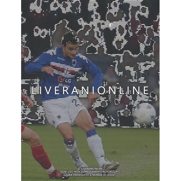 GENOVA 03/10/05 COPPA UEFA 2005 SAMPDORIA-STEAUA BUCAREST NELLA FOTO PISANO MARCO PH GIGI ARCAINI/AG.ALDO LIVERANI