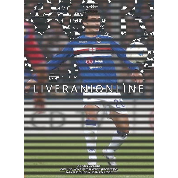 GENOVA 03/10/05 COPPA UEFA 2005 SAMPDORIA-STEAUA BUCAREST NELLA FOTO PISANO MARCO PH GIGI ARCAINI/AG.ALDO LIVERANI