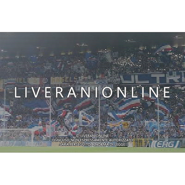 GENOVA 03/10/05 COPPA UEFA 2005 SAMPDORIA-STEAUA BUCAREST NELLA FOTO TIFO SAMPDORIA PH GIGI ARCAINI/AG.ALDO LIVERANI