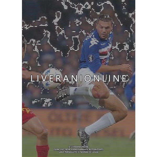 GENOVA 03/10/05 COPPA UEFA 2005 SAMPDORIA-STEAUA BUCAREST NELLA FOTO TONETTO MAX PH GIGI ARCAINI/AG.ALDO LIVERANI