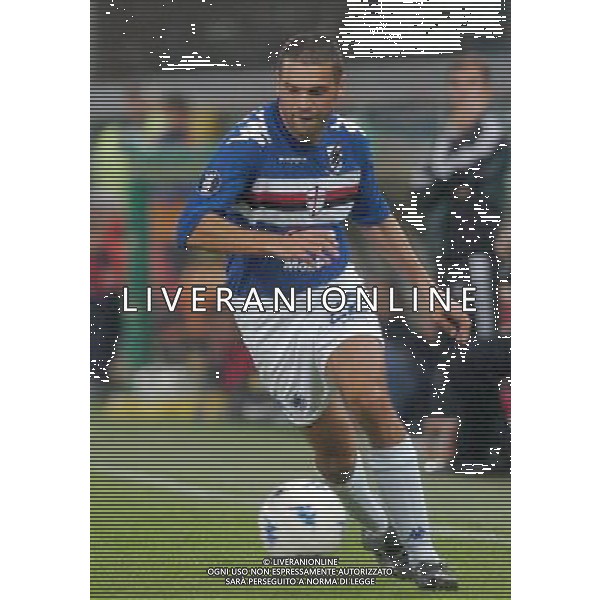 GENOVA 03/10/05 COPPA UEFA 2005 SAMPDORIA-STEAUA BUCAREST NELLA FOTO TONETTO MAX PH GIGI ARCAINI/AG.ALDO LIVERANI
