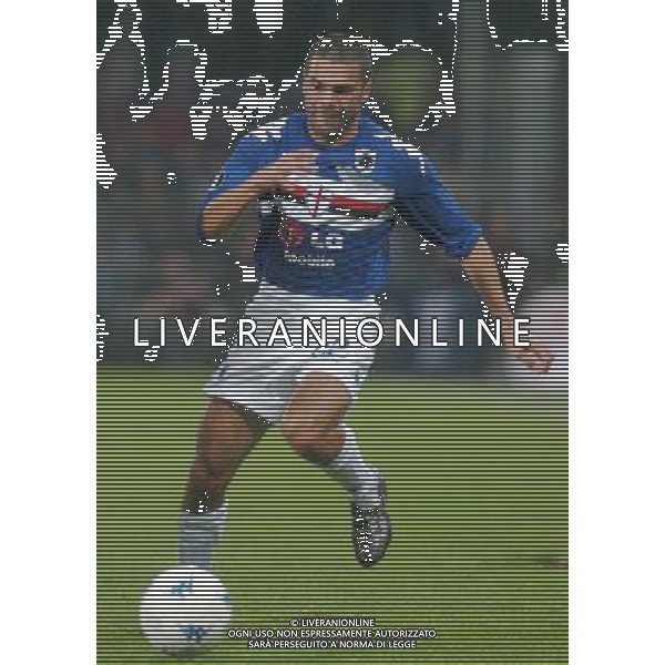 GENOVA 03/10/05 COPPA UEFA 2005 SAMPDORIA-STEAUA BUCAREST NELLA FOTO TONETTO MAX PH GIGI ARCAINI/AG.ALDO LIVERANI