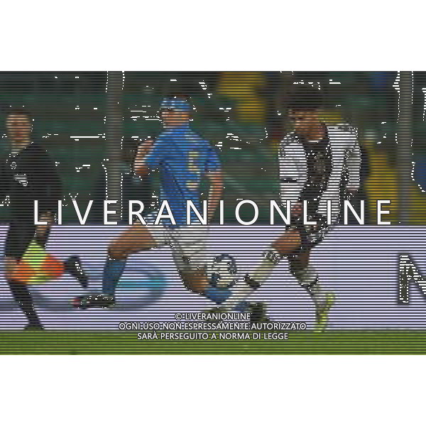 ANCONA 19/11/2022 ITALIA Under 21 - GERMANIA Under 21 Gara amichevole - nella foto: Schade Kevin(Germania)Pirola Lorenzo (Italia) ©Claudio Zamagni/Agenzia Aldo Liverani s.a.s.