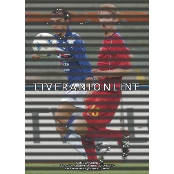 GENOVA 03/10/05 COPPA UEFA 2005 SAMPDORIA-STEAUA BUCAREST NELLA FOTO ZENONI CRISTIAN PH GIGI ARCAINI/AG.ALDO LIVERANI