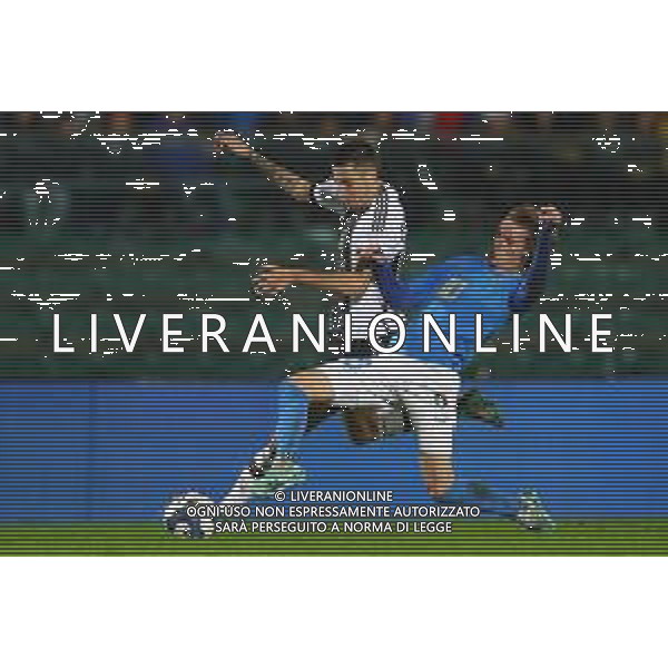 ANCONA 19/11/2022 ITALIA Under 21 - GERMANIA Under 21 Gara amichevole - nella foto: Husseinbasic Denis(Germania) Rovella Nicolo\' (Italia) ©Claudio Zamagni/Agenzia Aldo Liverani s.a.s.