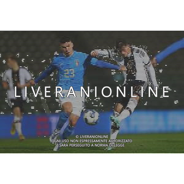 ANCONA 19/11/2022 ITALIA Under 21 - GERMANIA Under 21 Gara amichevole - nella foto: Samardzic Lazar(Germania) Cambiaghi Nicolo\' (Italia) ©Claudio Zamagni/Agenzia Aldo Liverani s.a.s.
