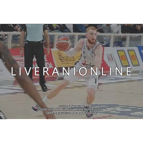 Niccolo Mannion - Virtus Segafredo Bologna durante il match tra Dolomiti Trentino Energia e Virtus Segafredo Bologna valido per la settima giornata del campionato Italiano di basket serie A1. 20 Novembre 2022, BLM Group Arena, Trento, Italia FOTO ROBERTO TOMMASINI-AG ALDO LIVERANI SAS