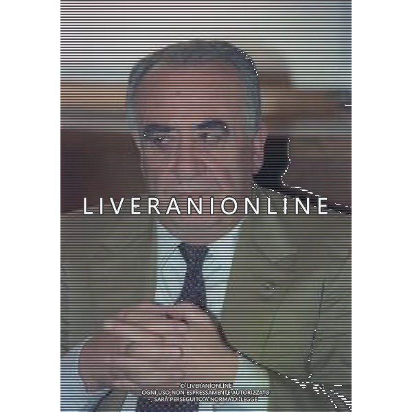 RETROSPETTIVA FRANCO SENSI PRESIDENTE ROMA CALCIO NELLA FOTO FRANCO SENSI PRESIDENTE ROMA CALCIO NELL\'ANNO 1996 AG ALDO LIVERANI SAS 