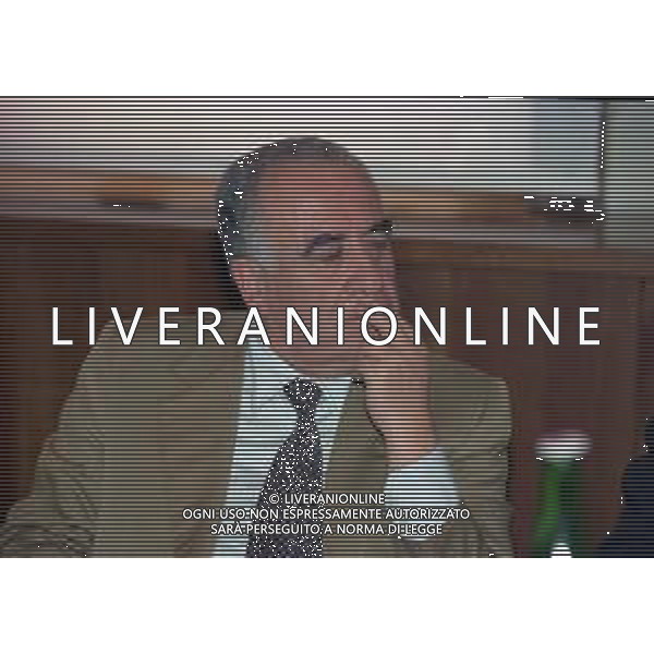RETROSPETTIVA FRANCO SENSI PRESIDENTE ROMA CALCIO NELLA FOTO FRANCO SENSI PRESIDENTE ROMA CALCIO NELL\'ANNO 1996 AG ALDO LIVERANI SAS 