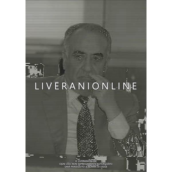 RETROSPETTIVA FRANCO SENSI PRESIDENTE ROMA CALCIO NELLA FOTO FRANCO SENSI PRESIDENTE ROMA CALCIO NELL\'ANNO 1996 AG ALDO LIVERANI SAS 