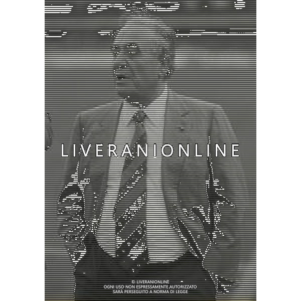 RETROSPETTIVA FRANCO SENSI PRESIDENTE ROMA CALCIO NELLA FOTO FRANCO SENSI PRESIDENTE ROMA CALCIO NELL\'ANNO 1996 AG ALDO LIVERANI SAS 