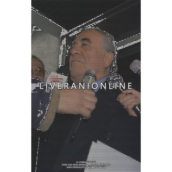 RETROSPETTIVA FRANCO SENSI PRESIDENTE ROMA CALCIO NELLA FOTO FRANCO SENSI PRESIDENTE ROMA CALCIO NELL\'ANNO 1996 A MILANO IN LEGA CALCIO AG ALDO LIVERANI SAS  