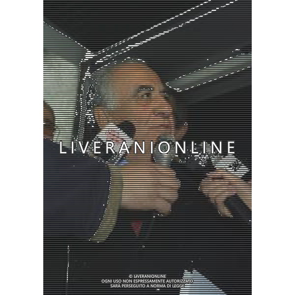 RETROSPETTIVA FRANCO SENSI PRESIDENTE ROMA CALCIO NELLA FOTO FRANCO SENSI PRESIDENTE ROMA CALCIO NELL\'ANNO 1996 A MILANO IN LEGA CALCIO AG ALDO LIVERANI SAS  
