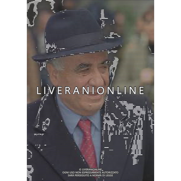 RETROSPETTIVA FRANCO SENSI PRESIDENTE ROMA CALCIO NELLA FOTO FRANCO SENSI PRESIDENTE ROMA CALCIO NELL\'ANNO 1996 A MILANO IN LEGA CALCIO AG ALDO LIVERANI SAS  