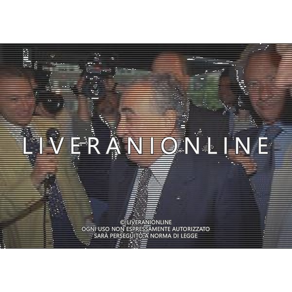 RETROSPETTIVA FRANCO SENSI PRESIDENTE ROMA CALCIO NELLA FOTO FRANCO SENSI PRESIDENTE ROMA CALCIO NELL\'ANNO 1996 A MILANO IN LEGA CALCIO AG ALDO LIVERANI SAS  