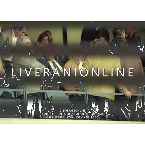 RETROSPETTIVA FRANCO SENSI PRESIDENTE ROMA CALCIO NELLA FOTO FRANCO SENSI PRESIDENTE ROMA CALCIO NELL\'ANNO 1997 A MILANO  AG ALDO LIVERANI SAS  