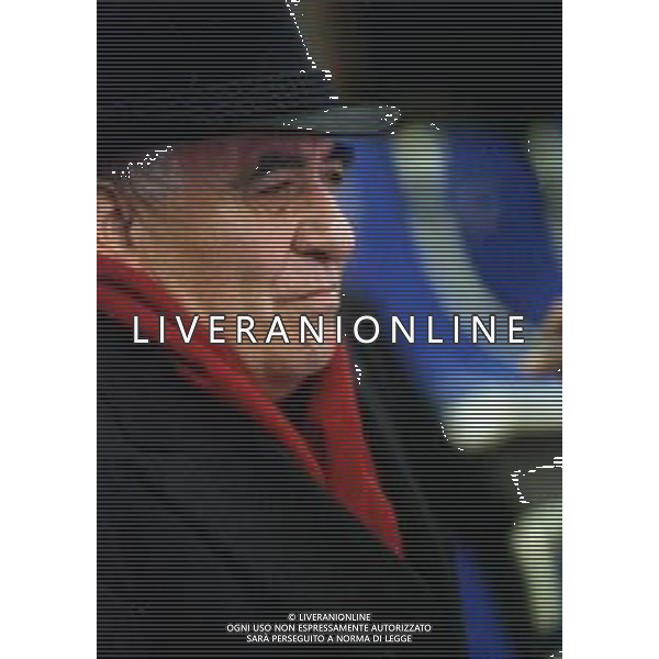 RETROSPETTIVA FRANCO SENSI PRESIDENTE ROMA CALCIO NELLA FOTO FRANCO SENSI PRESIDENTE ROMA CALCIO NELL\'ANNO 1997 A MILANO  AG ALDO LIVERANI SAS  