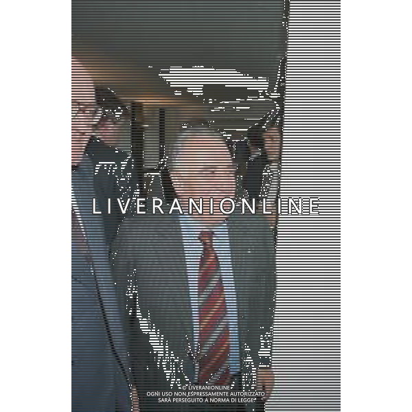RETROSPETTIVA FRANCO SENSI PRESIDENTE ROMA CALCIO NELLA FOTO FRANCO SENSI PRESIDENTE ROMA CALCIO NELL\'ANNO 1998 A MILANO IN LEGA CALCIO AG ALDO LIVERANI SAS  