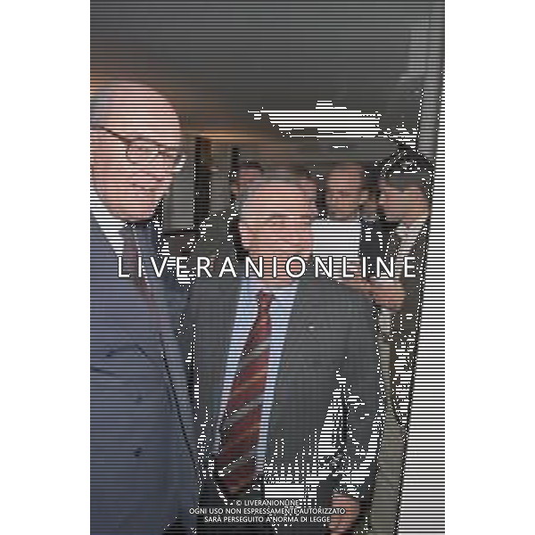 RETROSPETTIVA FRANCO SENSI PRESIDENTE ROMA CALCIO NELLA FOTO FRANCO SENSI PRESIDENTE ROMA CALCIO NELL\'ANNO 1998 A MILANO IN LEGA CALCIO AG ALDO LIVERANI SAS  