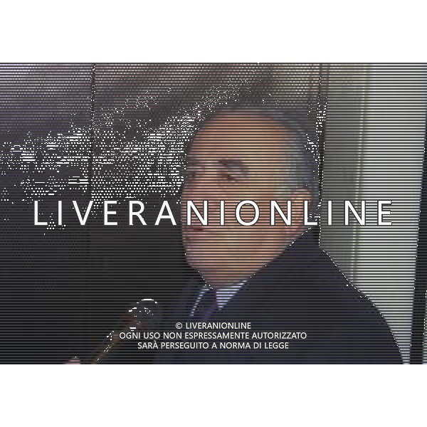 RETROSPETTIVA FRANCO SENSI PRESIDENTE ROMA CALCIO NELLA FOTO FRANCO SENSI PRESIDENTE ROMA CALCIO NELL\'ANNO 1998 A MILANO IN LEGA CALCIO AG ALDO LIVERANI SAS   