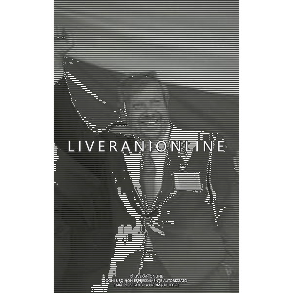 RETROSPETTIVA MORETTI LUIGI POLITICO LEGA NORD NELLA FOTO LUIGI MORETTI A PONTIDA NELL\'ANNO 1994 AG ALDO LIVERANI SAS